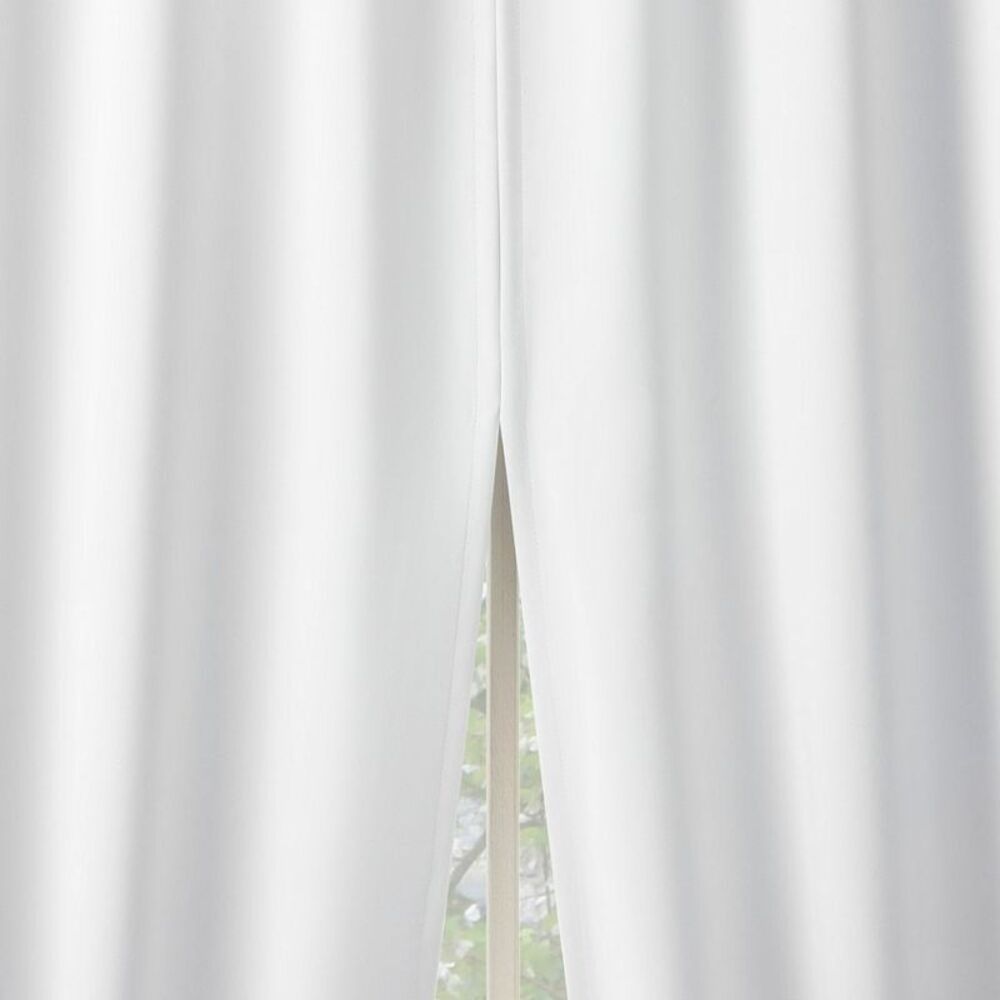 Sun Zero - 2pc 52"x63" Sun Zero Blackout Aria Magnetic Closur White